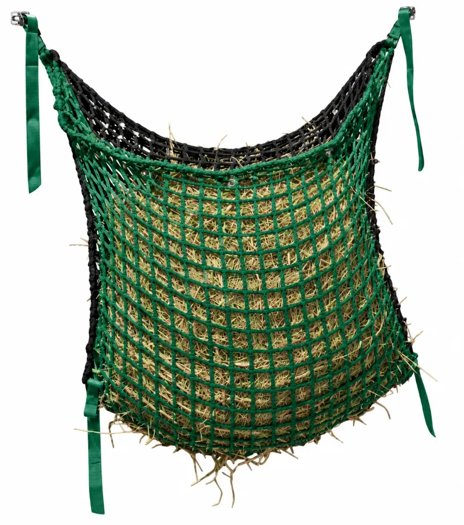[EFF-VN10094560] Filet à foin enveloppe vert et noir – double maille 45/60 mm – 1,00 x 0,90 m